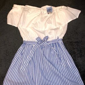 Short Off Shoulder Romper NWT